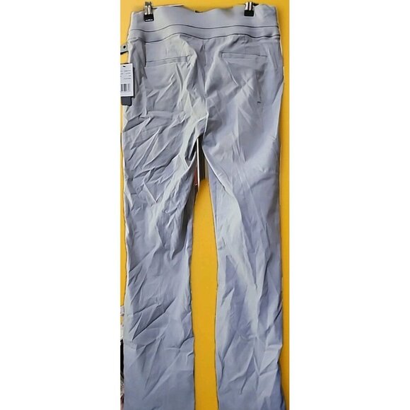 Violets And Roses Pants Sz 6/28 Straight Soft Gray Elastic Waist New CR50 NWT - Picture 4 of 9